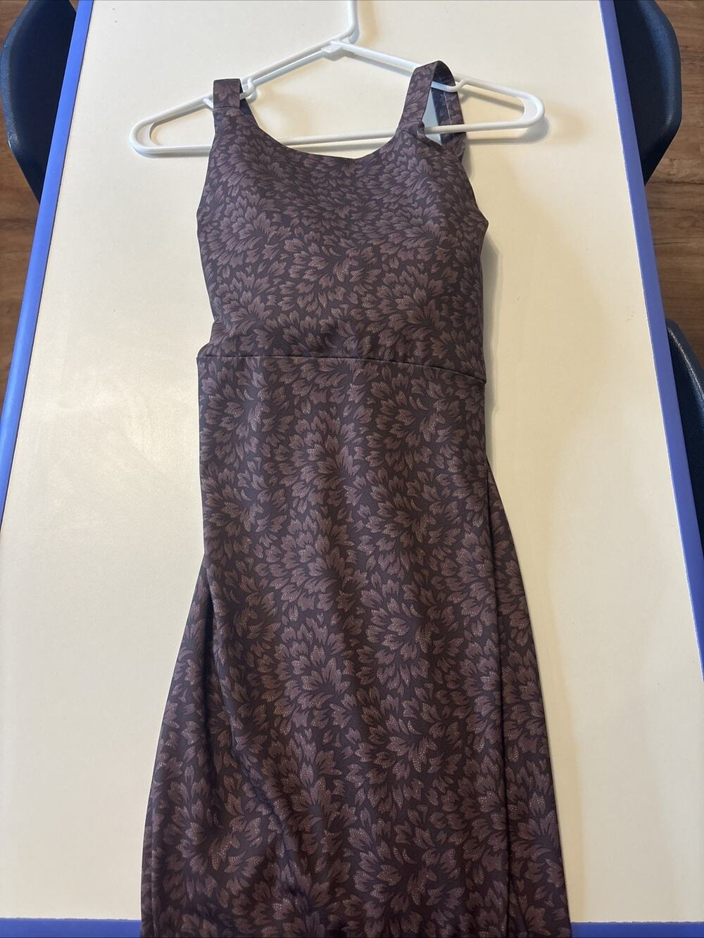 Patagonia Magnolia Spring Dress Brown Sz XL Floral Padding